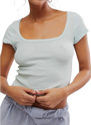 Camiseta Free People - End Game Pointelle Baby