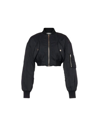 Philosophy Di Lorenzo Serafini - Jaqueta Bomber Cropped de Nylon