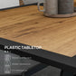 Stable Faux Wood Rectangle Outdoor Dining Table