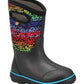 Bogs - Botas clássicas Rainbow 2 para meninas