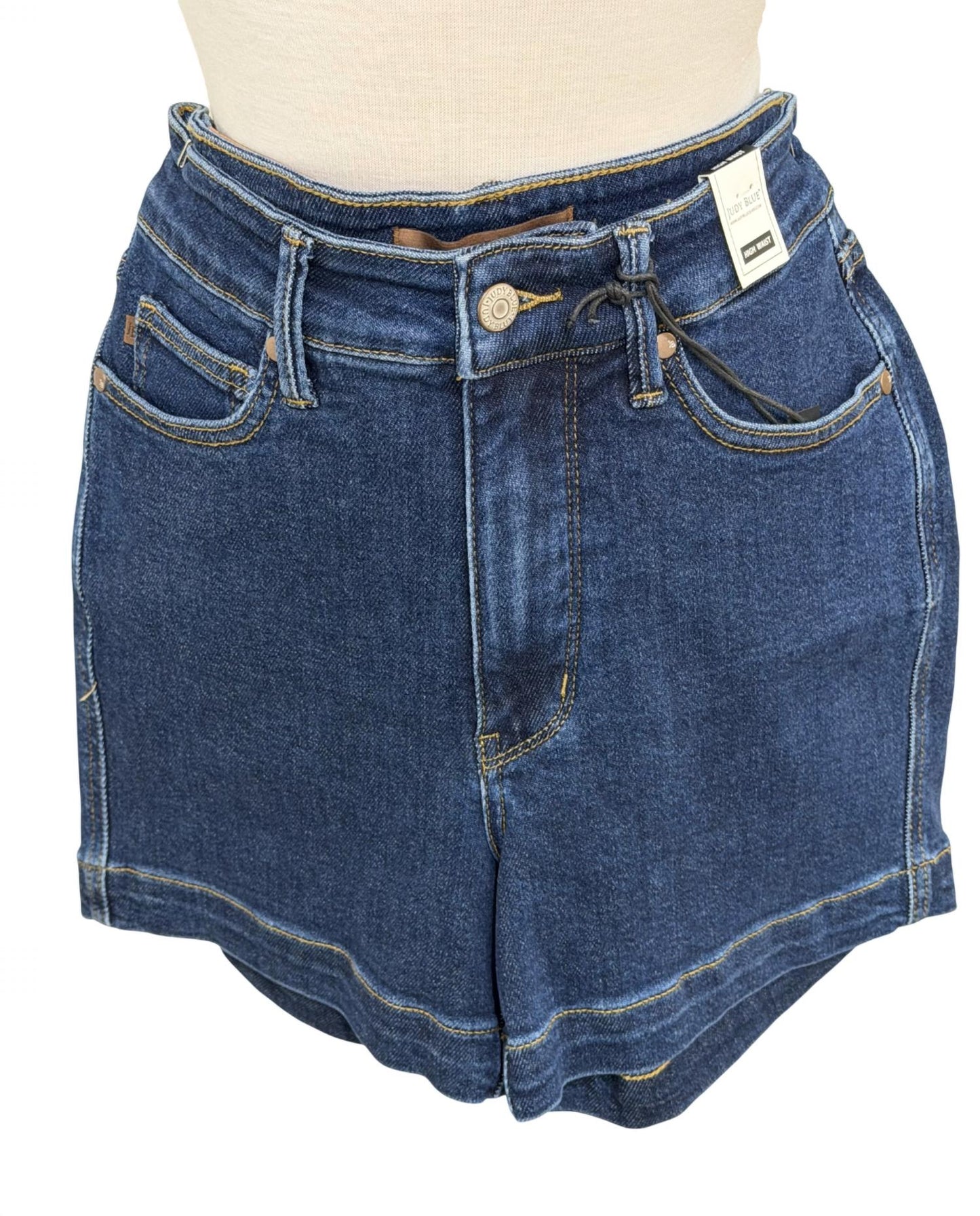 Judy Blue - Women's High Waisted Tummy Control Shorts