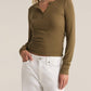Z Supply - Scarlett Rib Henely Top