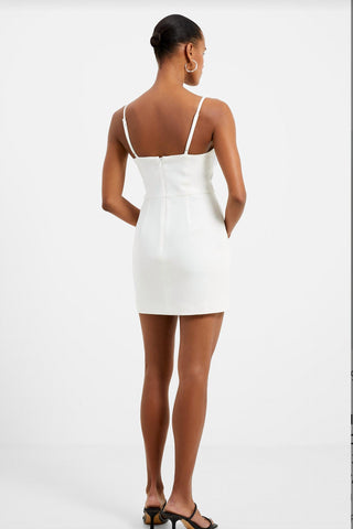 French Connection - Vestido com decote espartilho Whisper