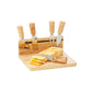 Creative Gifts International - Rubberwood Magnetic Cheese Board Set