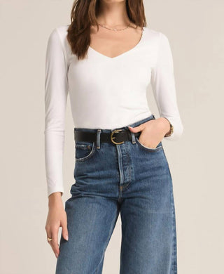 Z Supply - Blusa Avala de manga comprida So Smooth