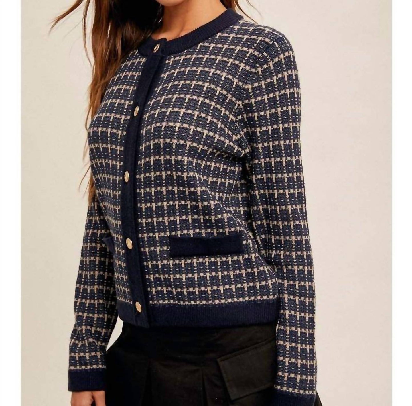Hem & Thread - Juno Tweed Sweater Cardigan