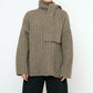 7115 By Szeki - Chunky Mockneck Sweater