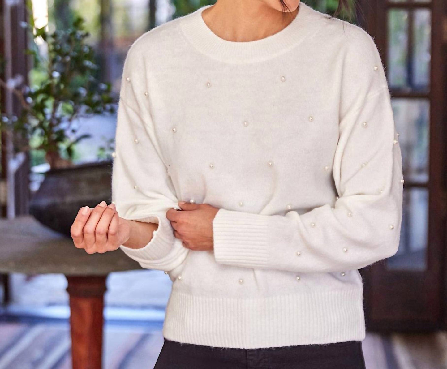 Karen Kane - Pearl Crewneck Sweater