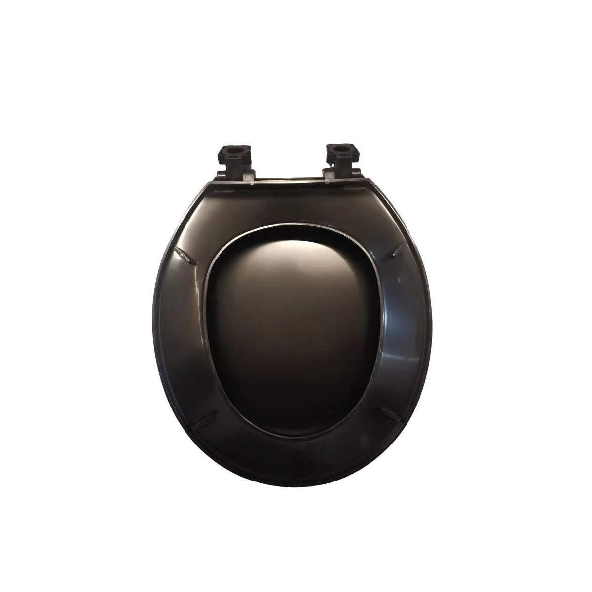 Assento sanitário de plástico rígido com bordas chanfradas 