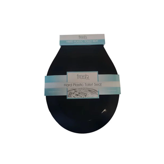 Hard Plastic Toilet Seat With Beveled Edges
