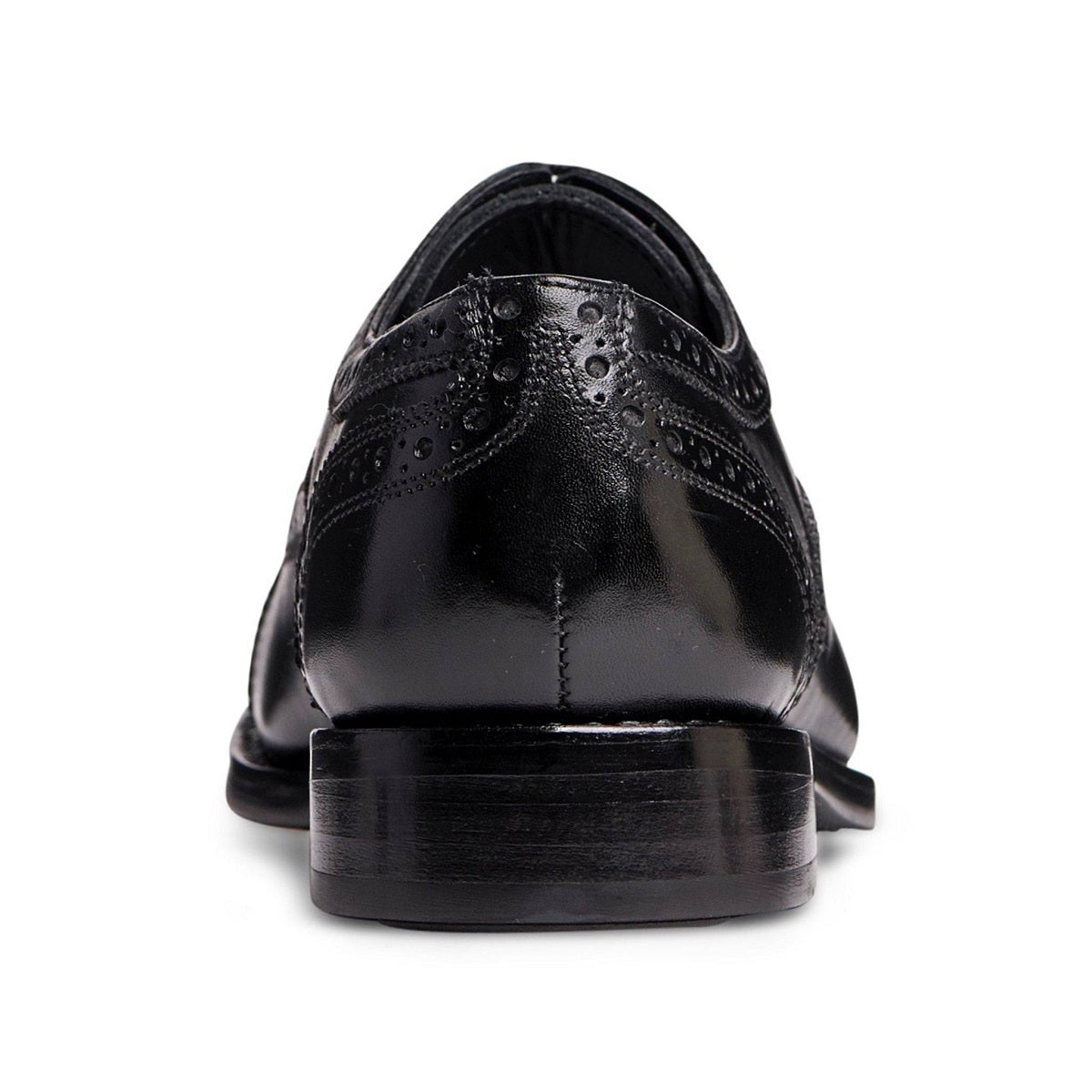 Sapato social masculino Anthony Veer Ford Quarter Brogue Oxford com cadarço, preto, tamanho 10,5W