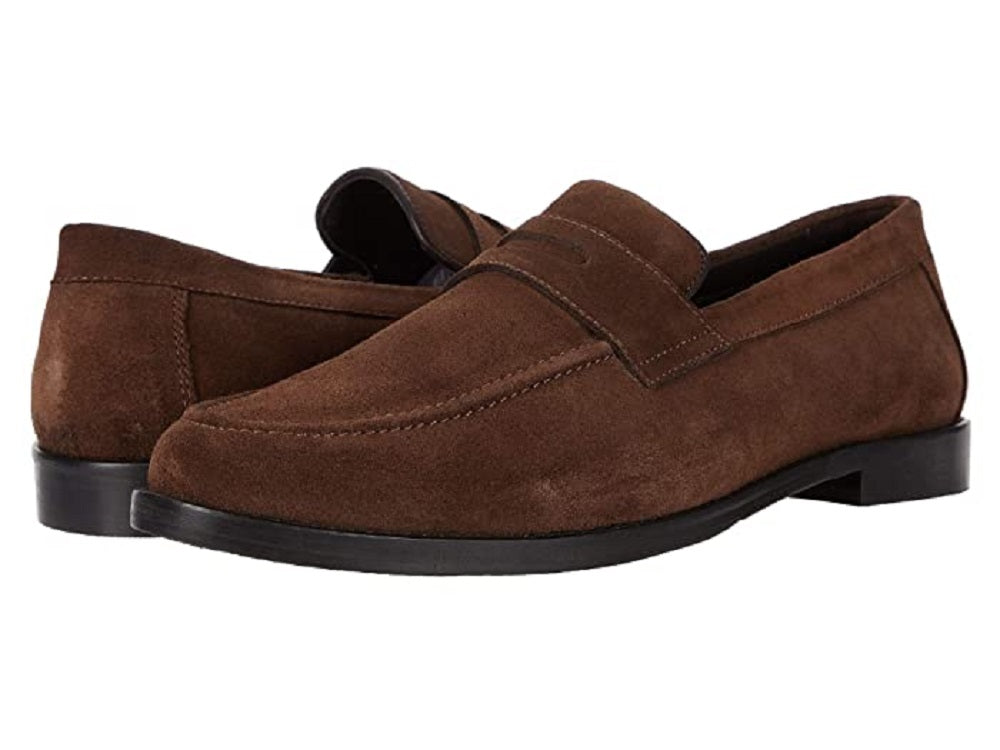 Anthony Veer Sherman Penny Loafer Masculino Slip On Goodyear Sapatos Sociais Marrom Tamanho 11,5M