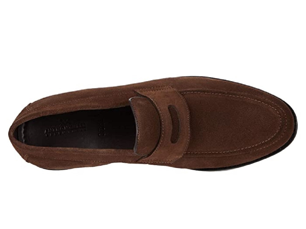 Anthony Veer Sherman Penny Loafer Masculino Slip On Goodyear Sapatos Sociais Marrom Tamanho 11,5M