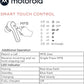 Motorola Moto Buds 085 - Fones de ouvido Bluetooth sem fio com microfone e estojo de carregamento USB-C - Resistente à água IPX5, controle de toque inteligente, ajuste leve e confortável, som nítido e graves profundos - Preto