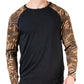 Camiseta Raglan Masculina Natori Animal Print Preta Tamanho X-G