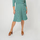 Vestido envelope falso feminino Leota verde tamanho 3X