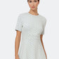 Vestido Mackenzie Cameo Luxe Jacquard Leota Feminino Branco