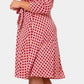 Vestido envelope falso perfeito para mulheres Leota, roxo, tamanho 2X