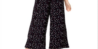 Macacão feminino Leota Skyler estampado com alças finas, preto, tamanho XX-G