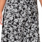 Vestido envelope falso de jersey floral Leota Monique em Afbm - Floral antigo, tamanho 1X