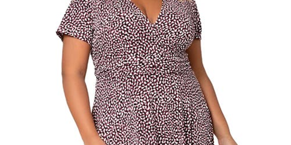 Vestido midi com estampa de seixos Amiya da Leota para mulheres, preto, tamanho 3