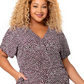 Macacão feminino Leota Ruby Wide Leg Cinza Tamanho 2X