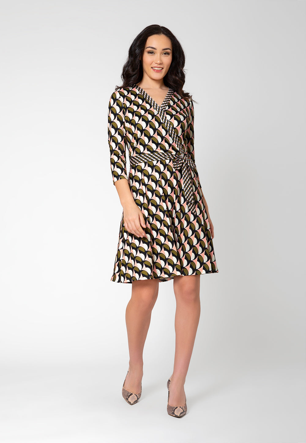 Vestido Midi Mindy Sem Mangas Leota Feminino Multi