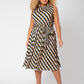 Vestido midi Mindy sem mangas feminino Leota (curvo) vários tamanhos 1X