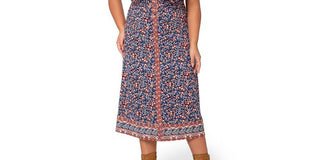 Vestido Francesca Feminino Leota Azul Tamanho 3X