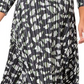 Vestido Midi Amiya Feminino Leota Preto Tamanho 2X