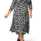 Vestido Midi Amiya Feminino Leota Preto Tamanho 3X