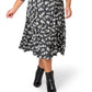 Vestido Midi Amiya Feminino Leota Preto Tamanho 3X
