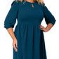 Vestido Iman Feminino Leota Azul Tamanho 2X