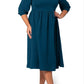 Vestido Iman Feminino Leota Azul Tamanho 2X