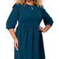 Vestido Iman Feminino Leota Azul Tamanho 2X