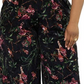 Macacão feminino Leota com estampa floral Ruby e veludo elástico, verde, tamanho 2X