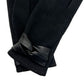 Luva de tela sensível ao toque Marcus Adler Bow Ultra Cozy Jersey feminina, preta, tamanho regular