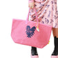 Bolsa feminina Kerri Rosenthal rosa tamanho regular