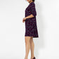 Vestido Melanie Manga 3/4 Leota Feminino Roxo