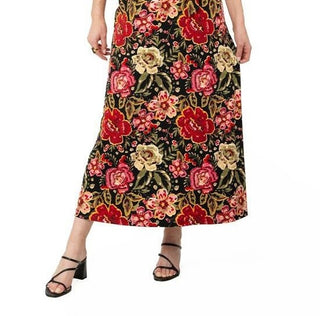 Vestido longo feminino Leota Perfect Wrap vermelho tamanho pequeno