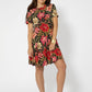 Vestido curto feminino Leota Serenity Swing Multi