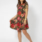 Vestido curto feminino Leota Serenity Swing Multi