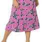 Vestido midi Zoe feminino Leota roxo tamanho 2X