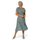 Vestido envelope midi perfeito Amiya feminino Leota azul tamanho 1X