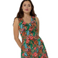 Vestido Leota Feminino Rosemary Multi Verde Tamanho Pequeno