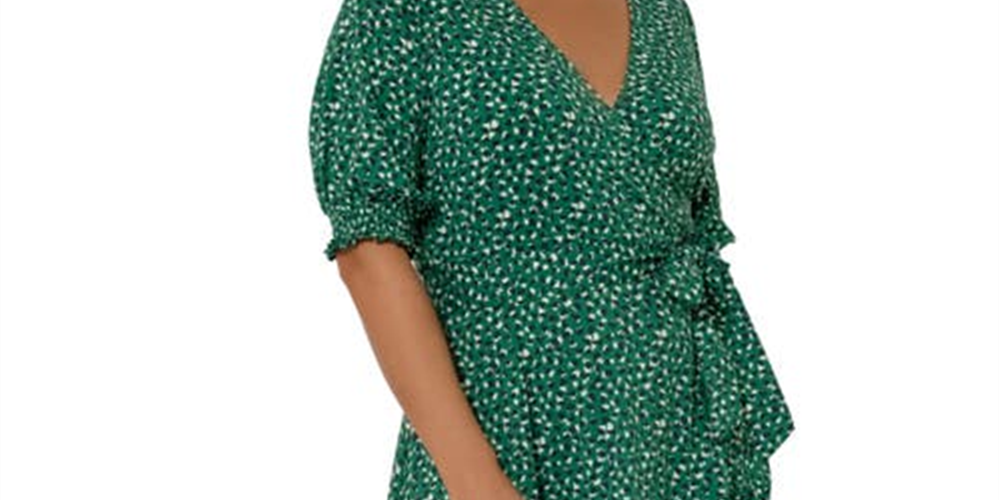 Vestido envelope falso Marlo da Leota para mulheres