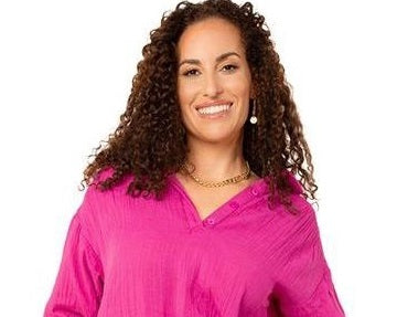 Túnica Maura Oversized para Mulheres Leota Rosa