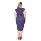 Vestido Hayden Feminino Leota Azul Tamanho 1X