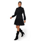 Vestido feminino Leota verde oliva preto tamanho pequeno