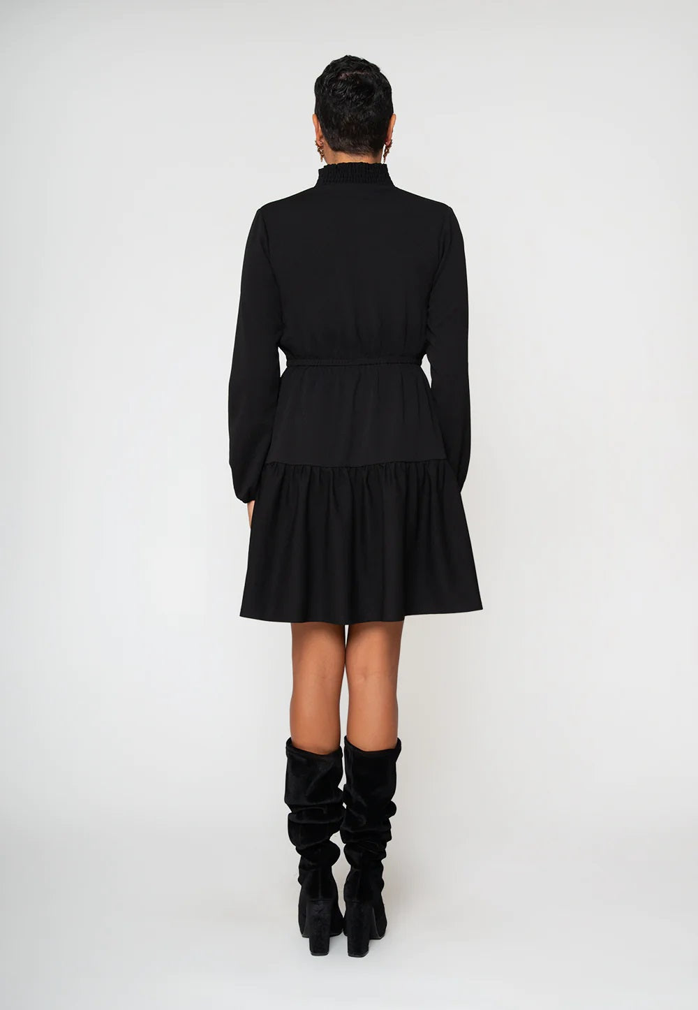 Vestido feminino Leota verde oliva preto tamanho pequeno